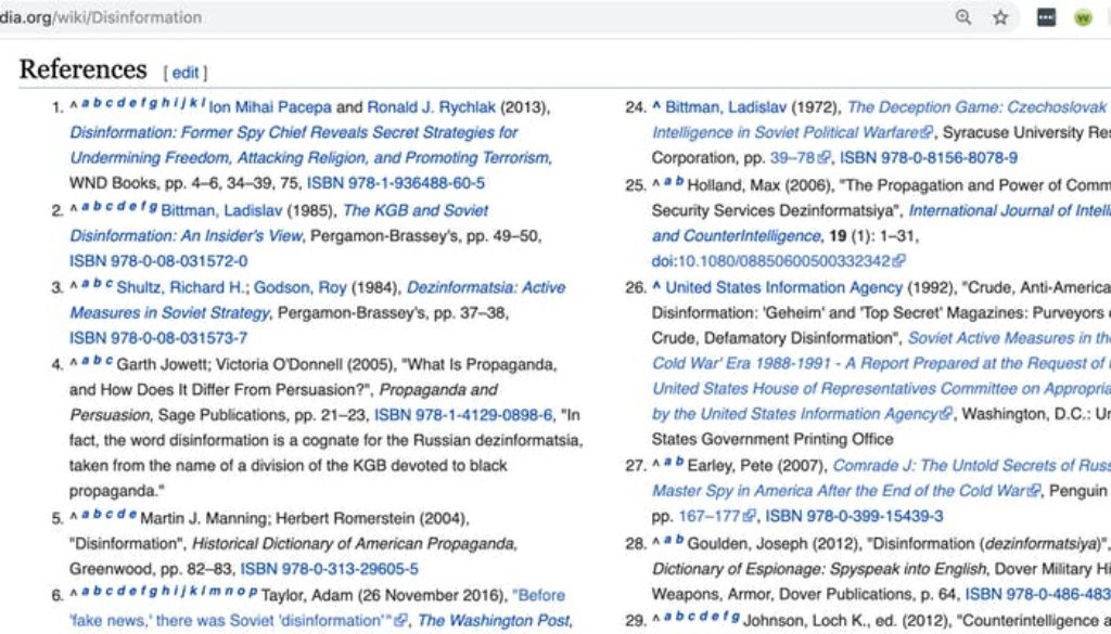 Wikipedia Screenshot